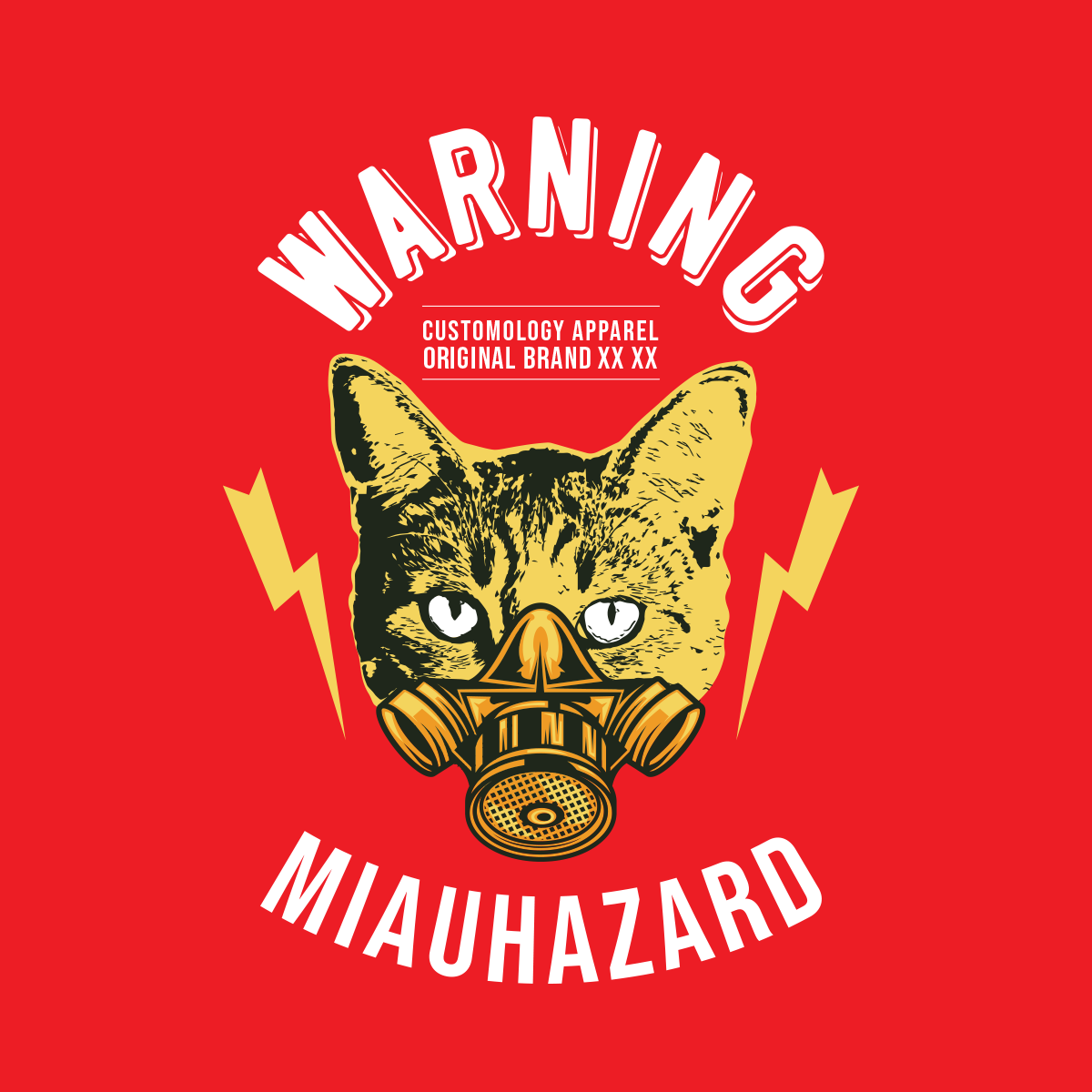 MOCKUP RED WARNING GATO